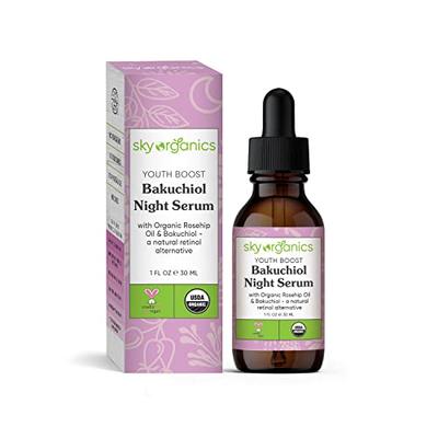 极速Sky Organics Youth Boost Bakuchiol Night Serum for Face