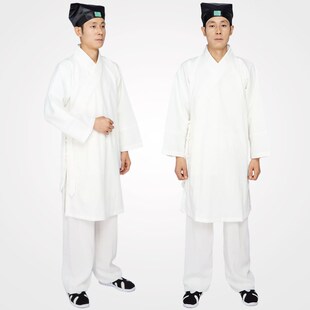 传统道袍秋冬道服男装道袍冬季棉服外套衣女装中式道士服装男加绒