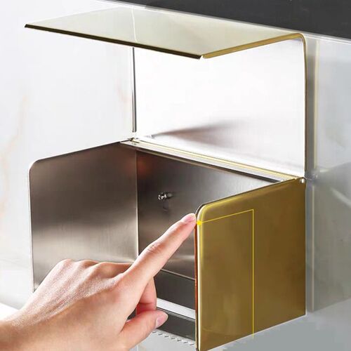 Toilet Paper Holder Gold Stainless Steel Bathroom Accessorie