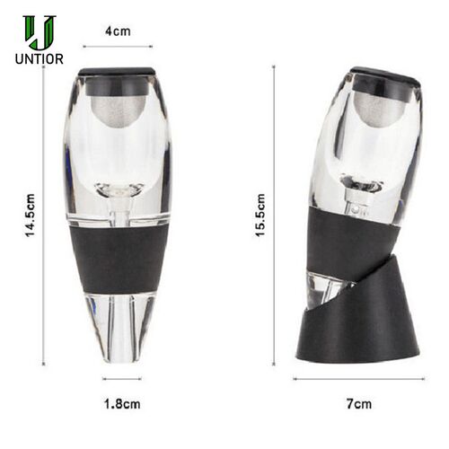 Portable Wine Decanter Inflatable Filter Magic Aerator Set F