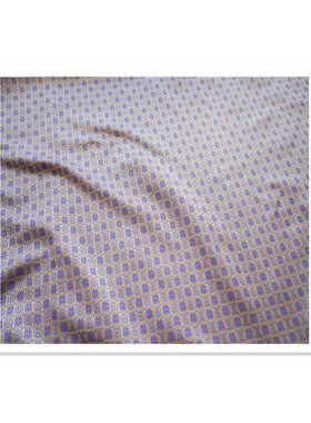 紫橙色中国风色织喜字经典女装时尚面料春秋洋装箱包花束装饰布