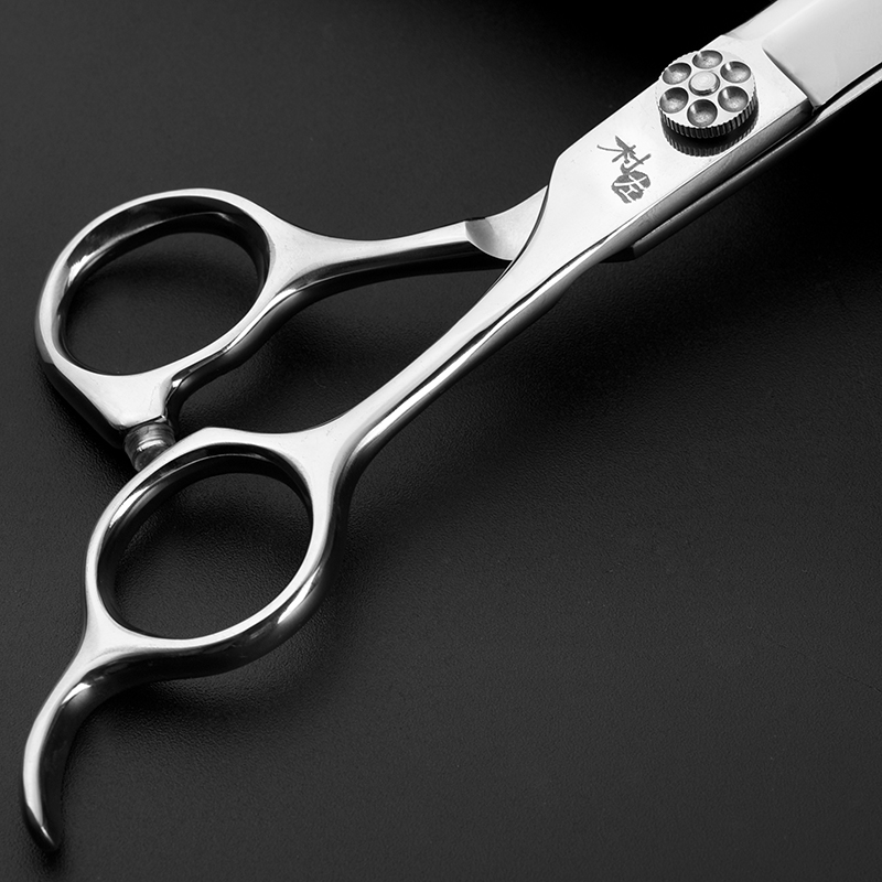 7寸徒手理发美发剪刀大切口直剪综合发型师徒手美发剪