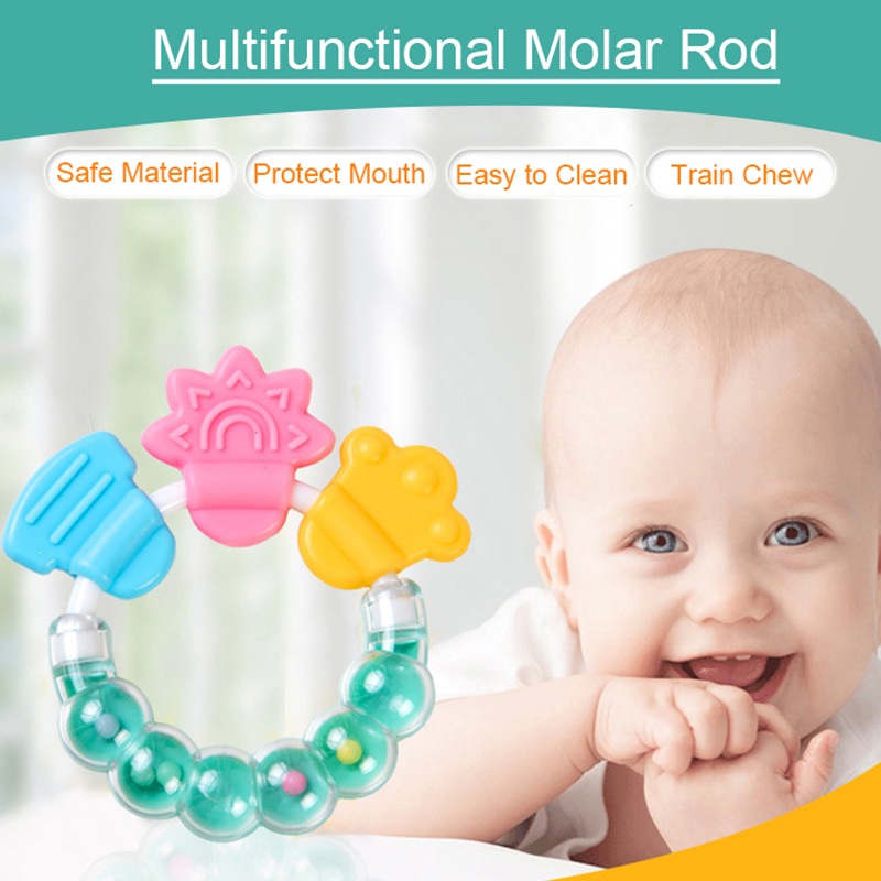 网红Cartoon Baby Teether Baby Teething Stick Toddler Educati