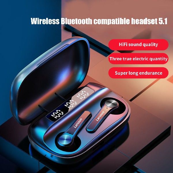 极速For New Lenovo QT81 True Wireless Earbuds Waterproof Tou