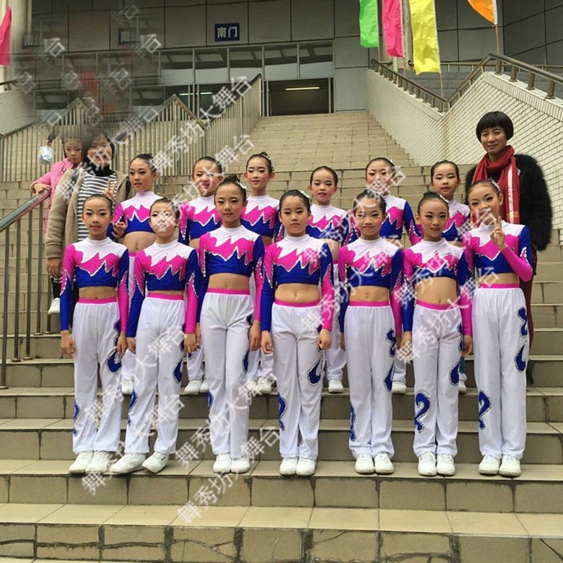 啦啦操舞蹈服啦啦l队演出服团体竞技健美操比赛运动拉拉队学生套