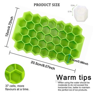 Honeycomb Ice Cube Trays Ice Cube Maker Silicone Ice Mould W