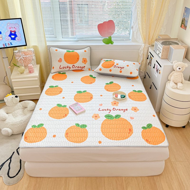 可1.5m1.8件调洗三冰芝爱凉滑丝席席防软空席胶水凉士凉软可套乳