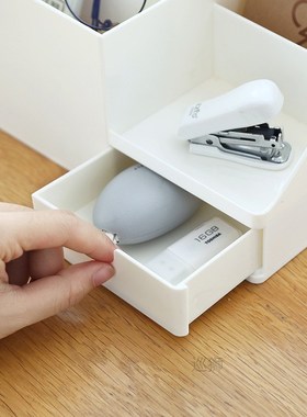Creative ABS Desk Office Organizer Storage Pen Holder Deskto