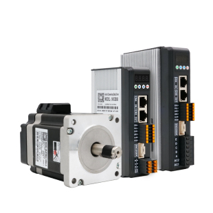 1.6NM 4.1NM高精度步进伺服 86五相闭环电机驱动器套装 杰美康60