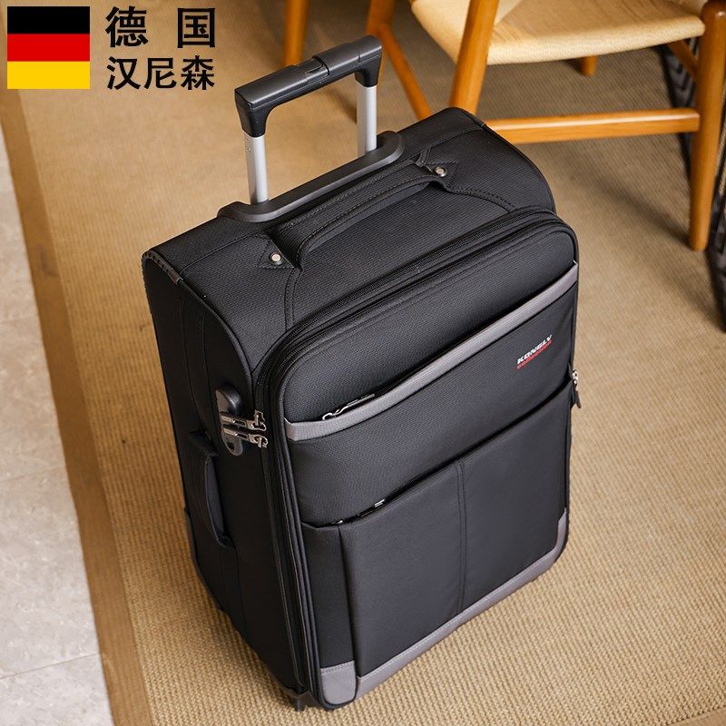 2024秋新款牛津布行李箱拉杆箱结实耐用加厚大容量24寸帆布28寸26