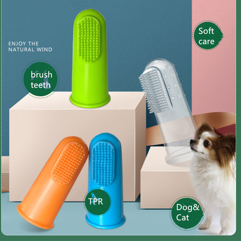 Pet Supplies Silicone Finger Cot EToothorushes Dbg Fingersta