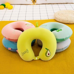儿童u型枕午睡小学生坐车靠枕枕头车载卡通可爱旅行护颈枕U形枕