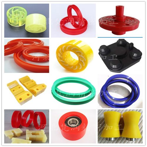 聚氨酯加工定制优力胶PU防撞垫片减震缓冲块注塑开模定做尼龙牛筋