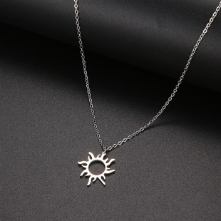 316L Plated Necklace DOTIFI Sun Stainless Ethnic 推荐 Steel