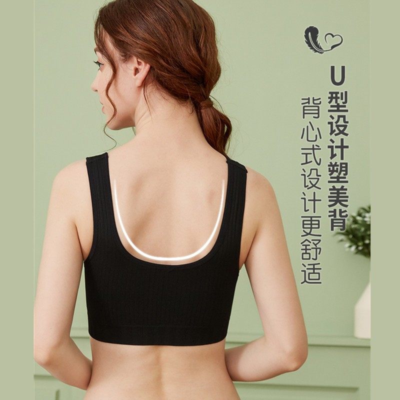 哺乳内衣新款孕妇无钢圈前开扣聚拢胸罩无痕背心式防下垂喂奶文胸