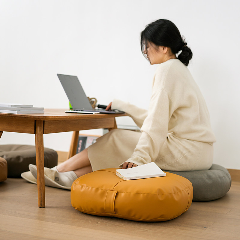 蒲团地上坐垫地板坐墩榻榻米皮质打坐禅修垫飘窗客厅茶几冥想垫子,居家布艺,蒲团,淘宝优惠券,粉丝福利购,淘宝优惠卷