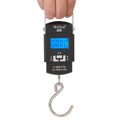 55KG 10g SB Charging Electronic Digital Scale Hanging Hook F