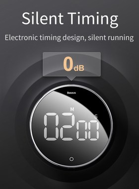Baseus Digital LED Timer Kitchen Magnetic Countdown Count Do