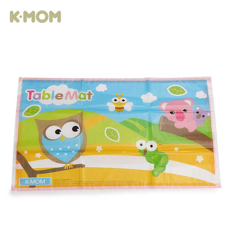 韩国kmom餐垫宝宝儿童一次性幼儿外出便携餐桌垫婴儿桌布防水20片