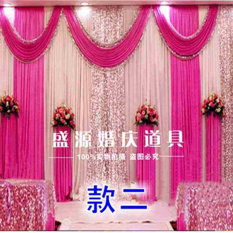 婚庆道具背景纱幔l新款婚礼沙曼幕布帷幔舞台背景布幔布置装饰新,节庆用品/礼品,节庆布艺用品,淘宝优惠券,粉丝福利购,淘宝优惠卷