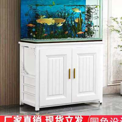 鱼缸底柜鱼缸柜家用客厅中小型水族F箱鱼缸架子龟缸架子鱼缸底座