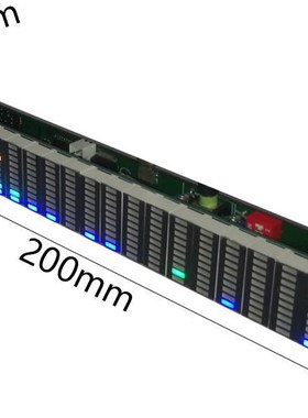 Colorful LED Music Spectrum Display yzer 20 Segts 10 Levels