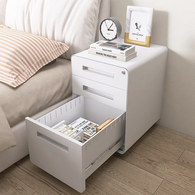 桌下抽屉柜矮柜办公三抽储物活动柜家用可移动钢制床头收纳柜带锁,商业/办公家具,文件柜,淘宝优惠券,粉丝福利购,淘宝优惠卷