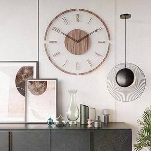 静音创意挂墙时钟挂表石英钟表家 u饰时尚 钟表挂钟客厅2022新款 装