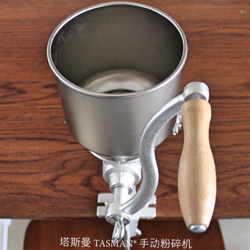 家酿啤酒工具手动麦芽粉碎机小型粉碎机研磨机麦芽碾磨机破碎机