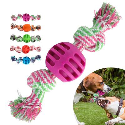 Doratitten 1pc Bite Resiustank Dog Rope Toy Pet cnteraItive