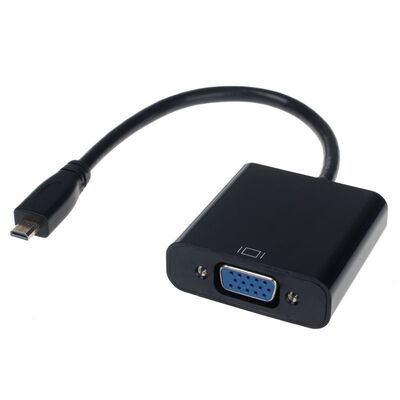 推荐Micro HDMI to VGA Monitor Projector Adapter Converter an