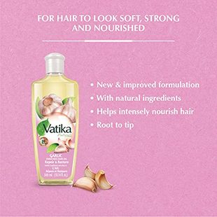 Hair Naturals 速发Dabur Enriched Garlic Vatika Oil