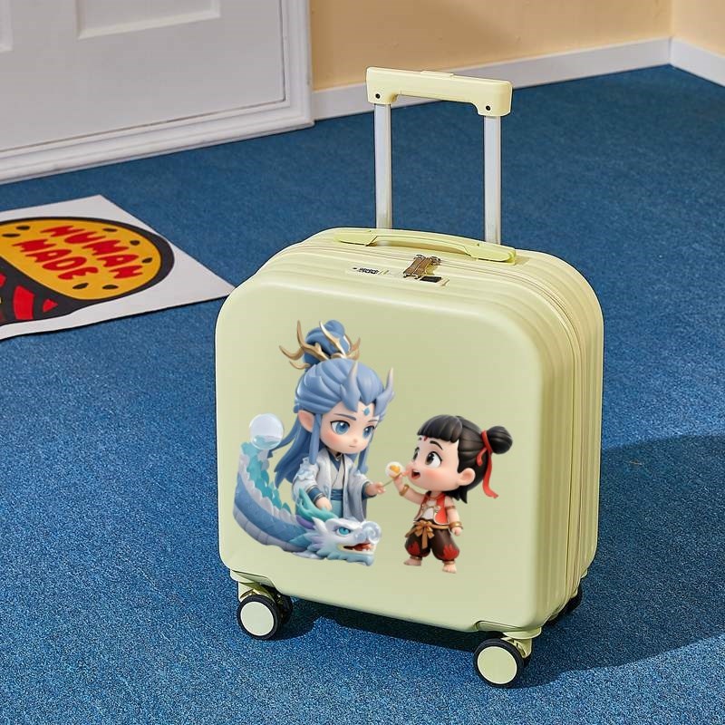 可定制儿童拉g杆箱男童卡通登机行李箱20寸小学生密码旅行箱子哪