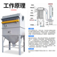 布袋吹尘器中央除k尘环保设备锅炉木工车间仓顶粉尘收集器工业除