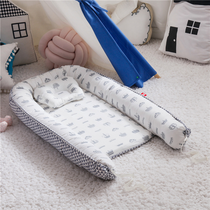 推荐50x85cm Travel Bed Cushion Toddler Sleeper Playpens Nest