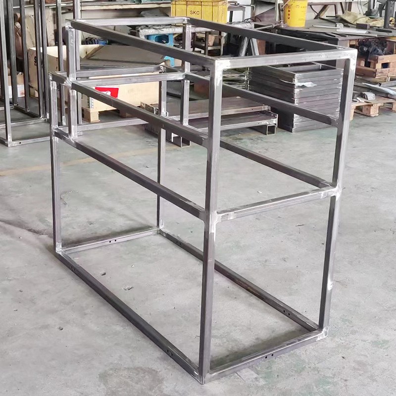 不锈钢楼梯塌台焊接加工304大型机械设备机架框架焊接加工零件