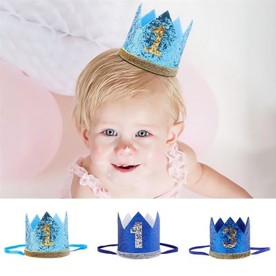 厂家Super Cute Baby Birthday Party Cap Boys Girls Princess C