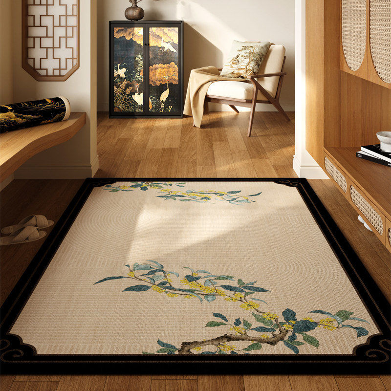 高级中式入户门地垫门口地毯门垫客厅防滑进门家用脚垫新款可裁剪,居家布艺,入户地垫,淘宝优惠券,粉丝福利购,淘宝优惠卷