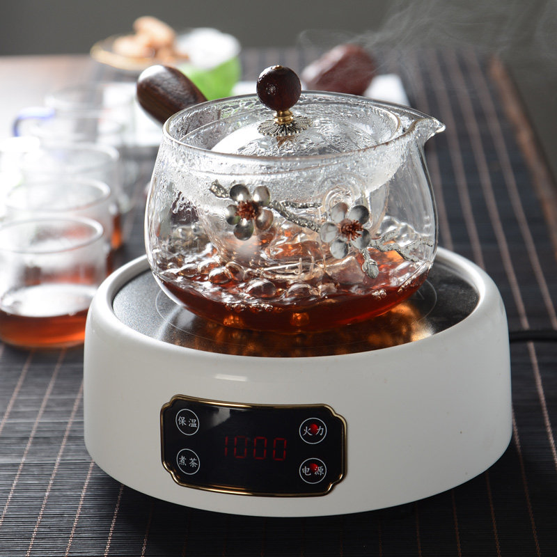 逍遥壶透明玻璃茶壶大号可旋转镶锡耐热茶水分离泡茶壶茶具,餐饮具,茶壶,淘宝优惠券,粉丝福利购,淘宝优惠卷