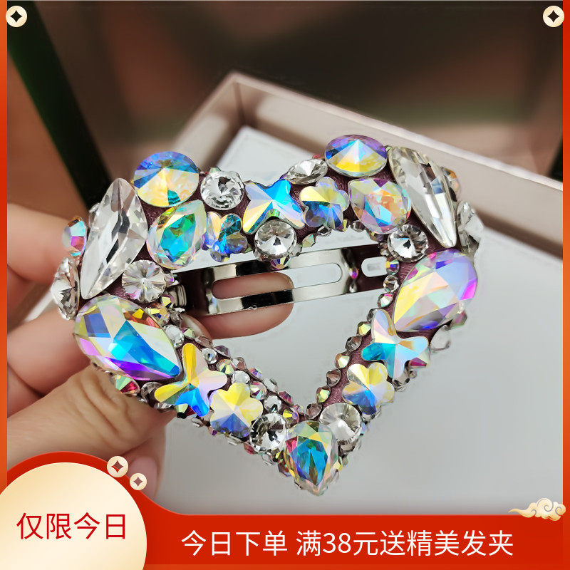 奢华闪亮水钻发夹顶夹刘海夹马尾夹发卡头饰夹子发饰弹簧卡子,饰品/流行首饰/时尚饰品新,发饰,淘宝优惠券,粉丝福利购,淘宝优惠卷