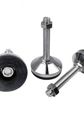 WAM02/05-D100-M20-M24-L100E/L125/L150超重载型镀铬防滑防震脚