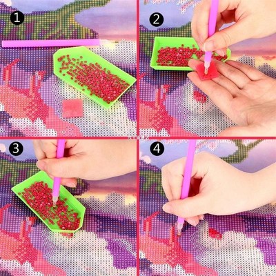 5D Diamond Mosaic Rhinestone Diamond Painting Cross Stitch H