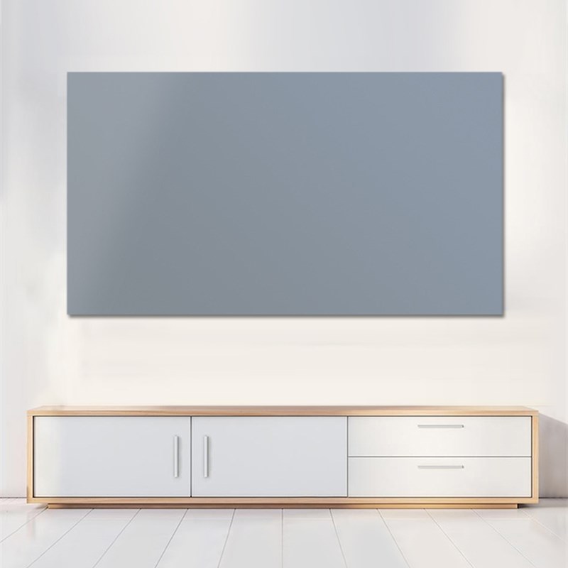 投影仪幕布80寸灰纤幕布粘贴式