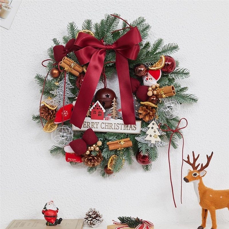 圣诞节装饰品花环门挂藤圈圣诞树挂饰场景布置墙面橱窗挂件PE壁挂,节庆用品/礼品,圣诞装饰品,淘宝优惠券,粉丝福利购,淘宝优惠卷