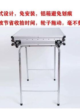 摆摊专用箱子移动摊位耳环耳饰展示架摆地摊O折叠箱便携折叠地摊