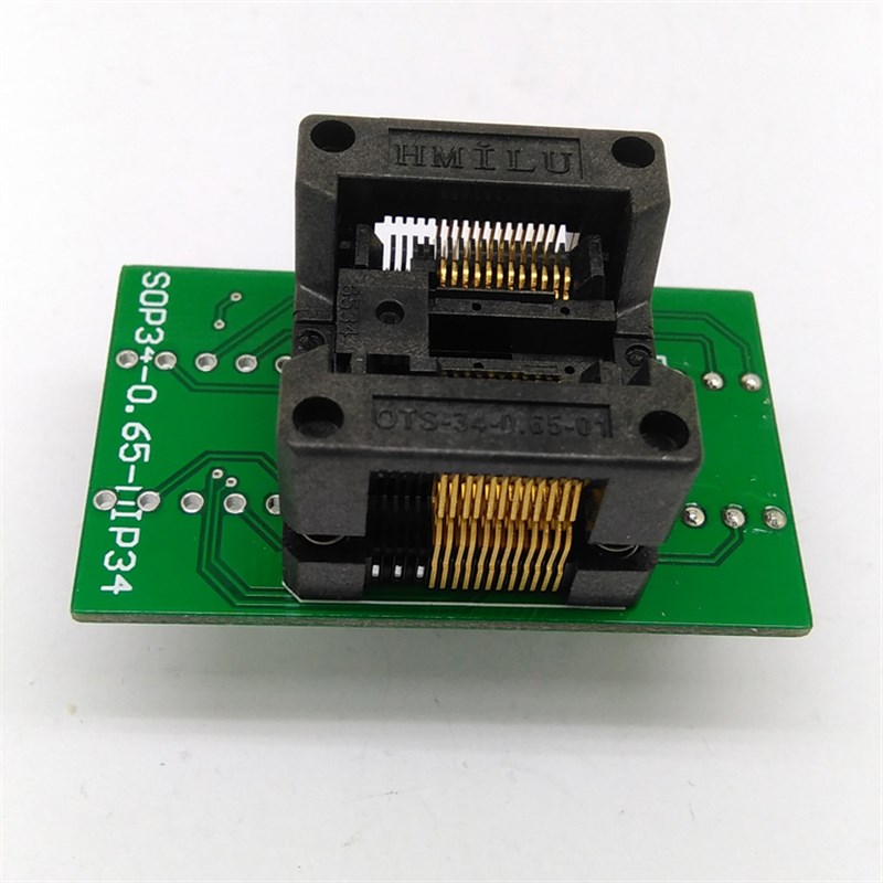 极速IC测试座 OTS-24(34)-0.65-01 SSOP24座 TSSOP24测试座  CH34 电子元器件市场 连接器 原图主图