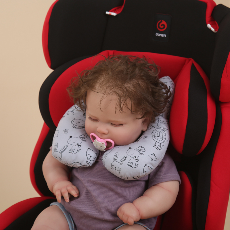 婴儿推车儿童汽车安全座椅护头枕U型枕护颈枕R旅行睡觉可水洗枕头