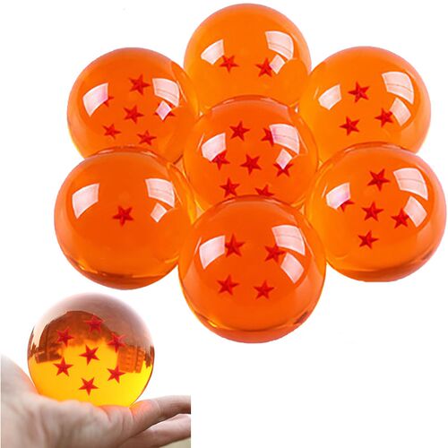 7pcs/set 3.5cm Dragon Ball Z 7 Stars Crystal Balls Dragonbal