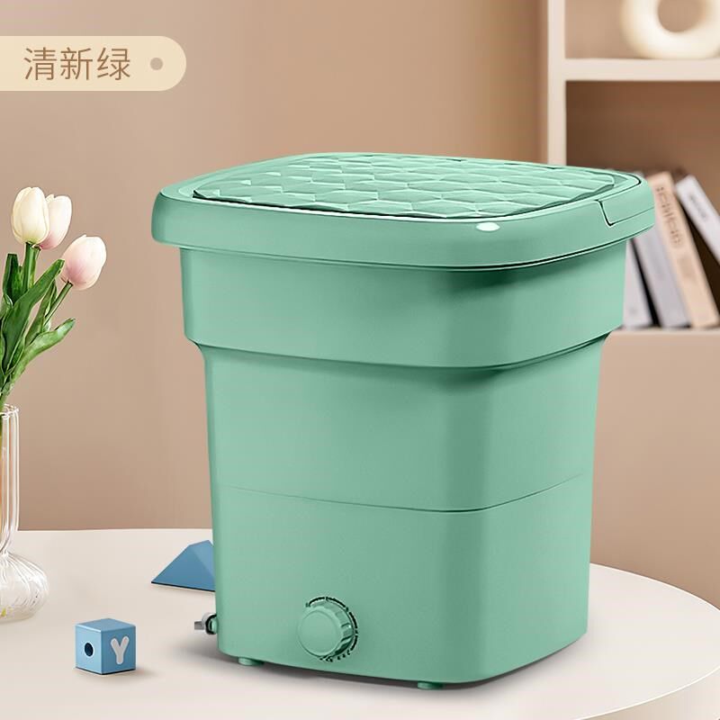 小型折叠洗衣机迷你便携式洗脱一体全自动可脱水洗袜子神器冼衣机