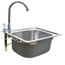 厨房水池不锈钢水槽单槽小水盆洗菜槽F盆洗碗槽简易洗碗池水槽支